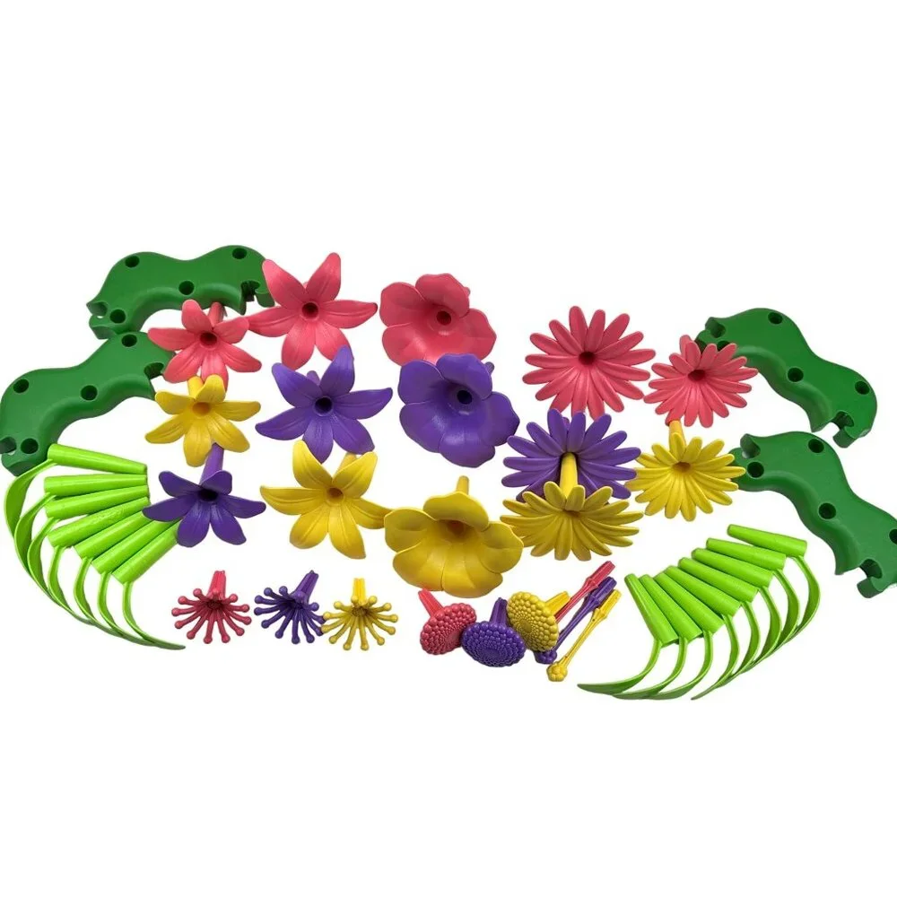 Build A Garden Flower‎ Assembly Kit For Kids Green Toys Dishwasher Safe COMPLETE